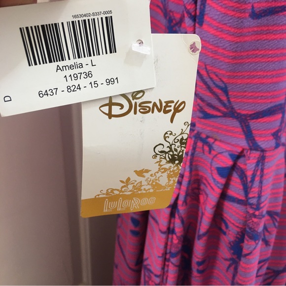 NWT Lularoe Nightmare Before Christmas Amelia Dress + FREE NWT Infinity Scarf - Picture 4 of 15